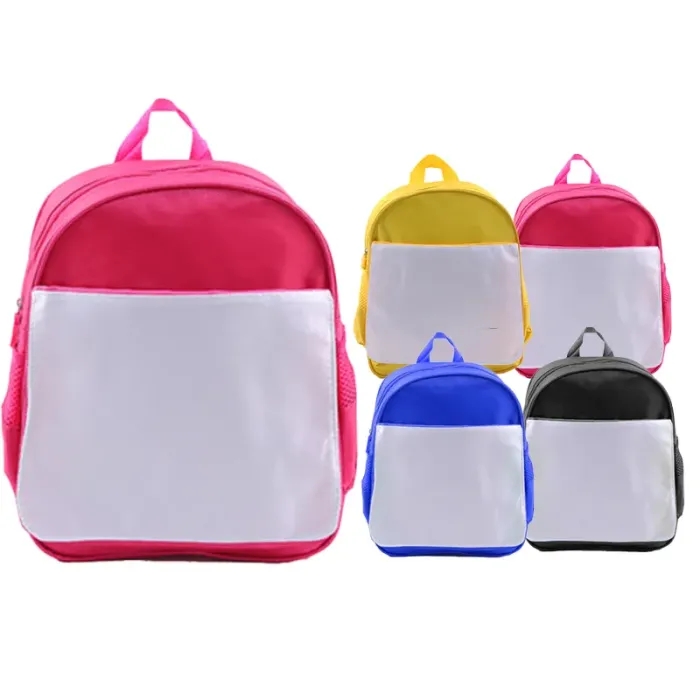 US Warehouse Sublimation Kids School Bag Kindergarten Kid Kiddler School mochilas para niñas Diseño de correa ajustable al por mayor Z11