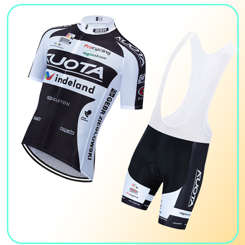 Kuota Maglie da ciclismo Pantaloncini con bretelle Set Uomo Traspirante Abbigliamento sportivo da bicicletta Abbigliamento da ciclismo professionale Uniforme sportiva Estate MTB Bike wear6283580