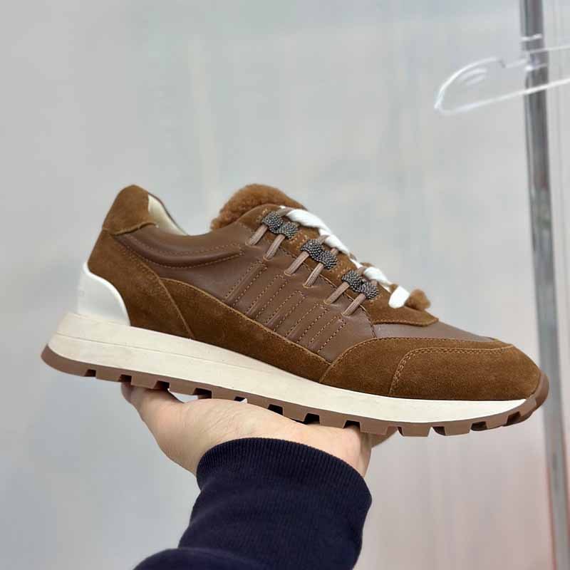 Commerce extérieur BC papa chaussures 2023 automne hiver nouvelles chaussures pour femmes en peau de vache givrée polaire inversée semelle épaisse sport décontracté