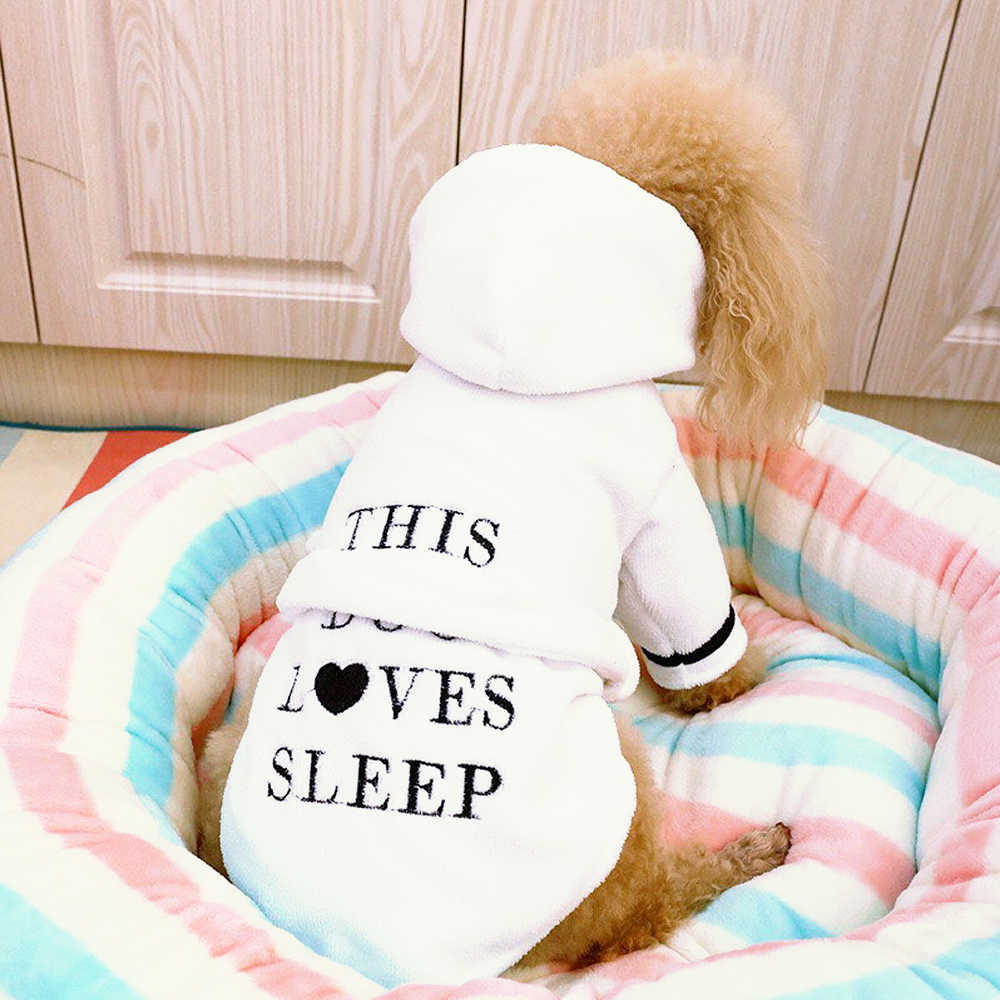 Симпатичная собака пижама для домашних животных одежда одежды мягкие домашние животные собаки кошачьи костюм для маленьких средних собак Чихуахуа