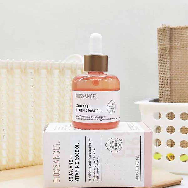 Biossance Gezichtsolie Serum 30ml/1floz Biossance SQUALANE VITAMINE C ROSE OLIE 50ml/1.7floz Biossance SQUALANE KOPERPEPTIDE SNEL PLUMPING SERUM