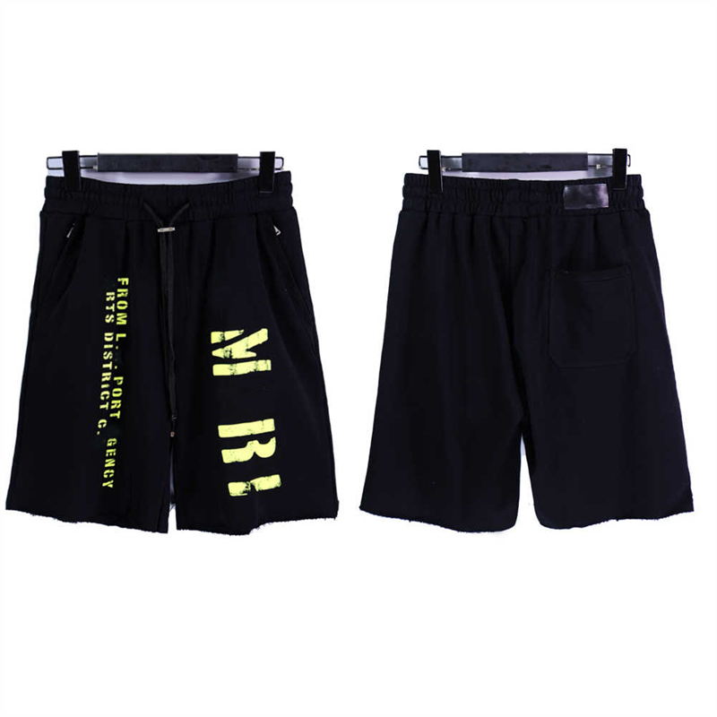 Herren Kurzmänner Designer-Shorts für Männer Basketball Frau Damen Kurzmann Kurzmann Lose Knielänge Brief Casual Streetwear S-XL