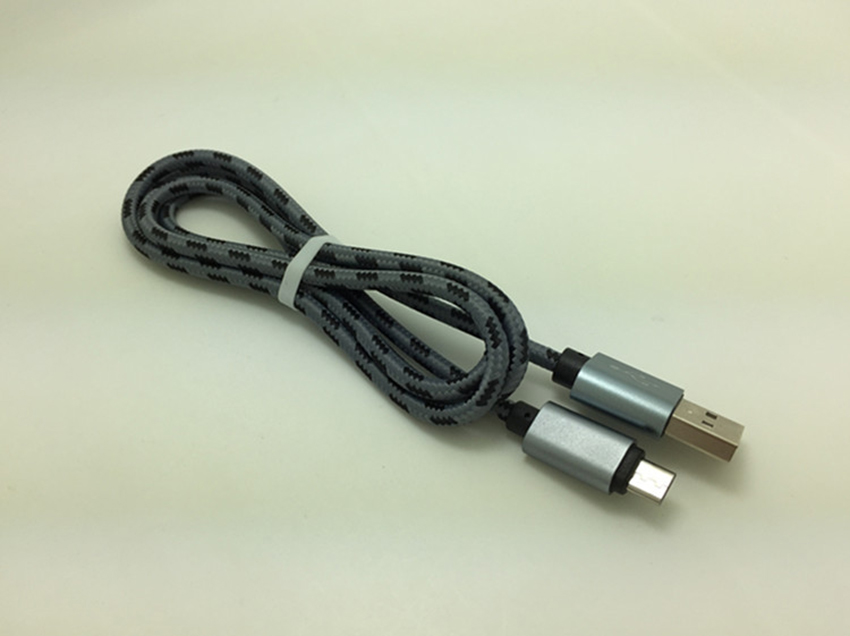 Szybka USB C kabel typu C ładowanie sznurka metalowa obudowa 2A Synchronizowanie danych Synchronizowanie danych Pletające dane Szybka ładowarka Mikro USB 8 dla iPhone 13 14 telefonów komórkowych