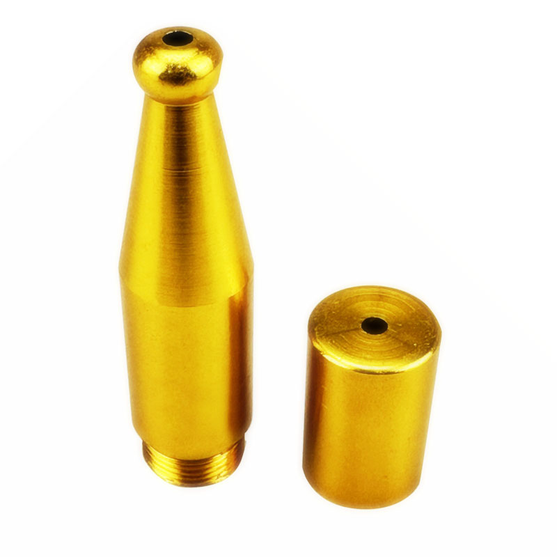 Mini tubos coloridos de estilos de bala de liga de alumínio