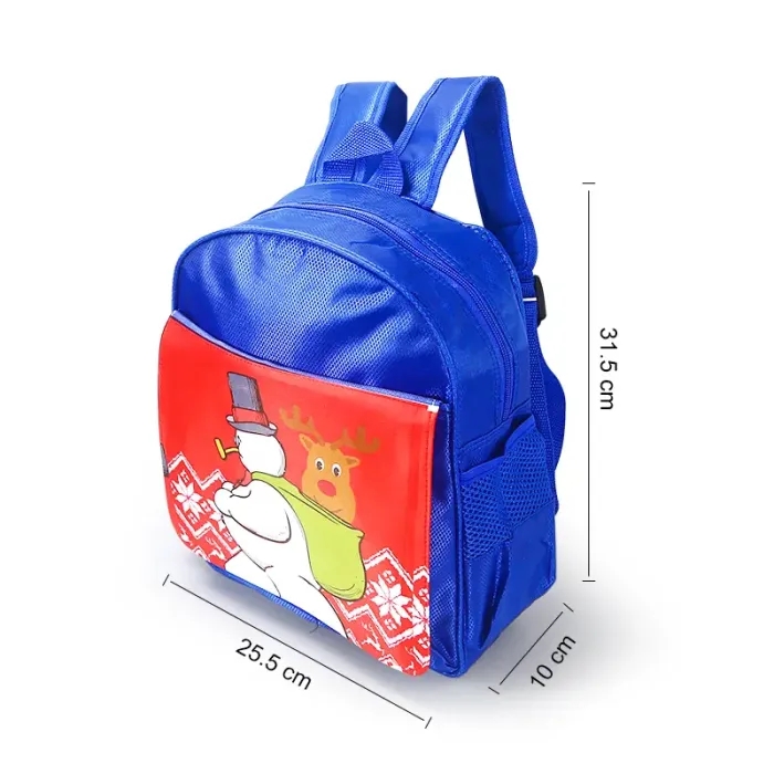 US Warehouse Sublimation Kids School Bag Kindergärtner Kid Kleinkindschule Rucksäcke für Mädchen Jungen verstellbares Gurt Design Großhandel Z11