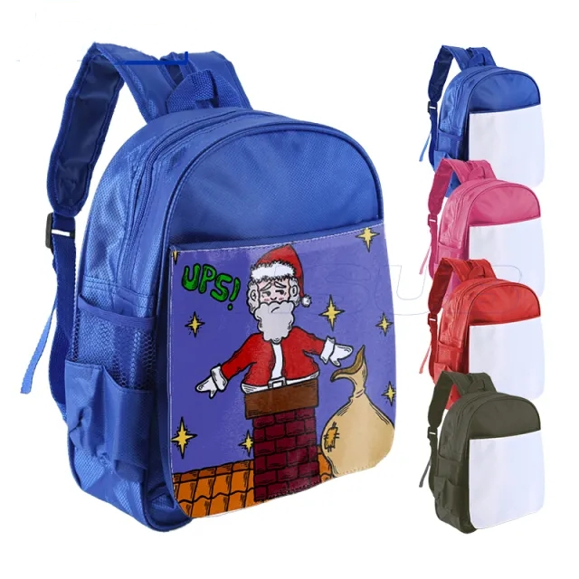 US Warehouse Sublimation Kids School Bag Kindergärtner Kid Kleinkindschule Rucksäcke für Mädchen Jungen verstellbares Gurt Design Großhandel Z11