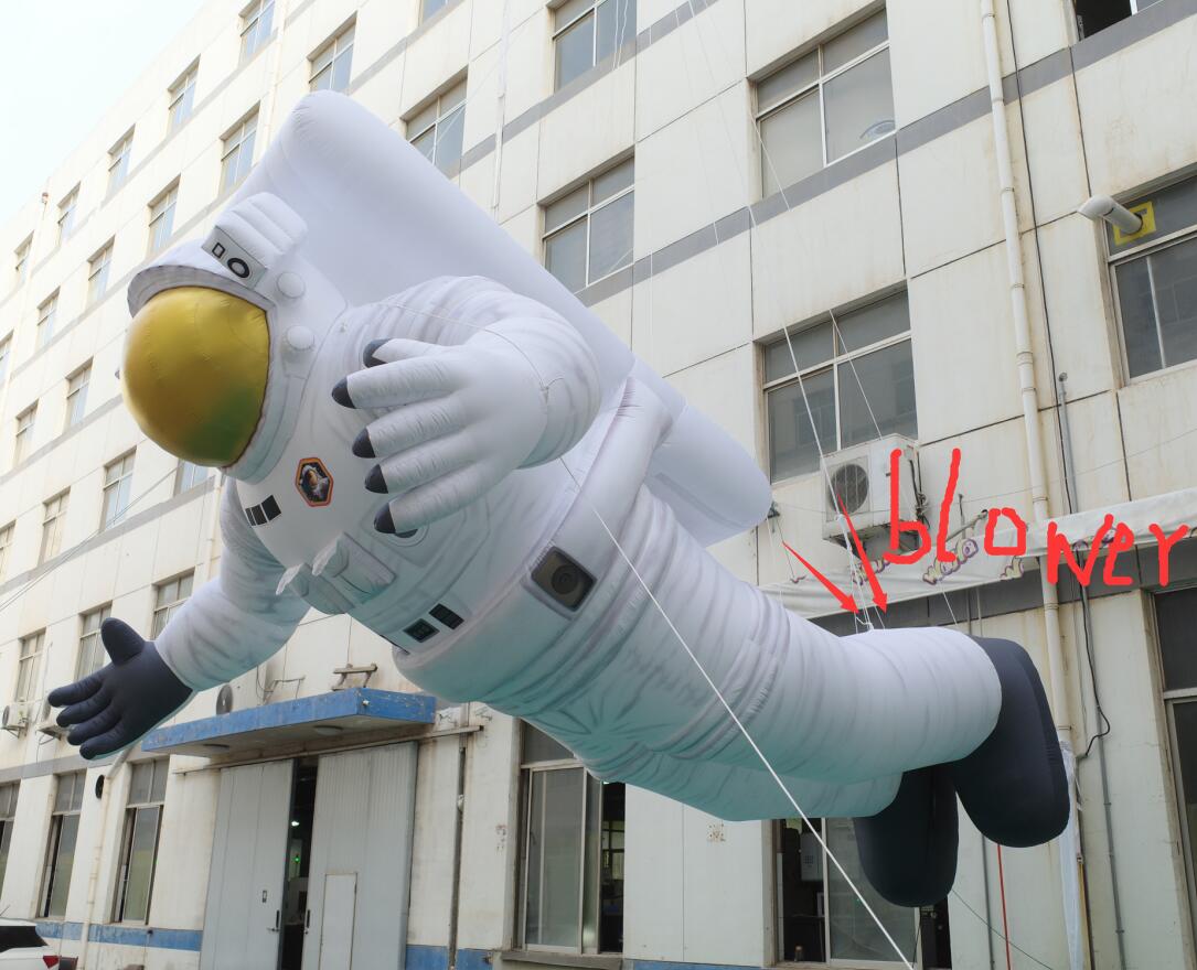 High quality Airblower Astronaut with LED Inflatables Cosmonaut Spaceman for Stagedesign Ceiling Decoration