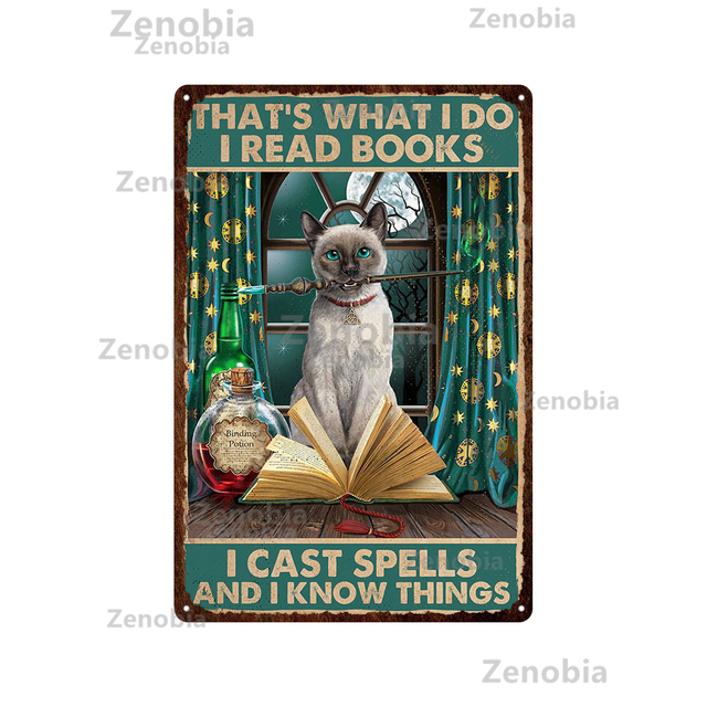 Lavanderia vintage hoje Metal Cat Metal Cats e livros CARAÇÕES DE PERRO DE IRION Home Decor retro Animal Get Naked Placas Tin Poster Coffee Placa Praga de parede de parede PRESENTE DE WALL 30X20CM W01