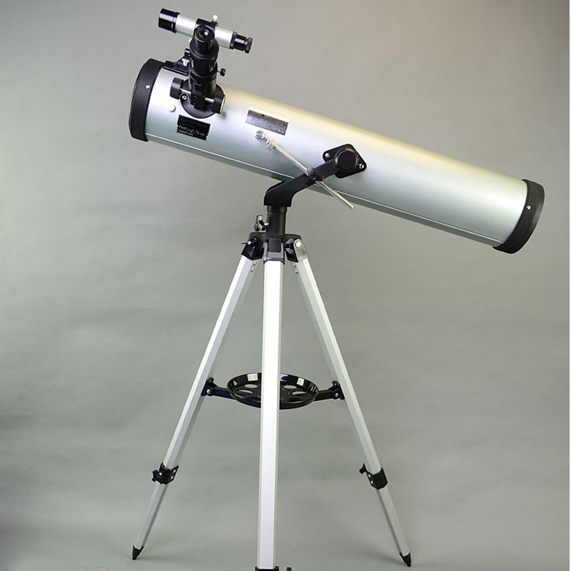 Visioning 76/700 mm Reflektor Profesjonalny teleskop astronomiczny 3 -calowy metalowy metalowy astronomiczny dla planet księżyc niebo teleskop obserwacyjny Jupiter