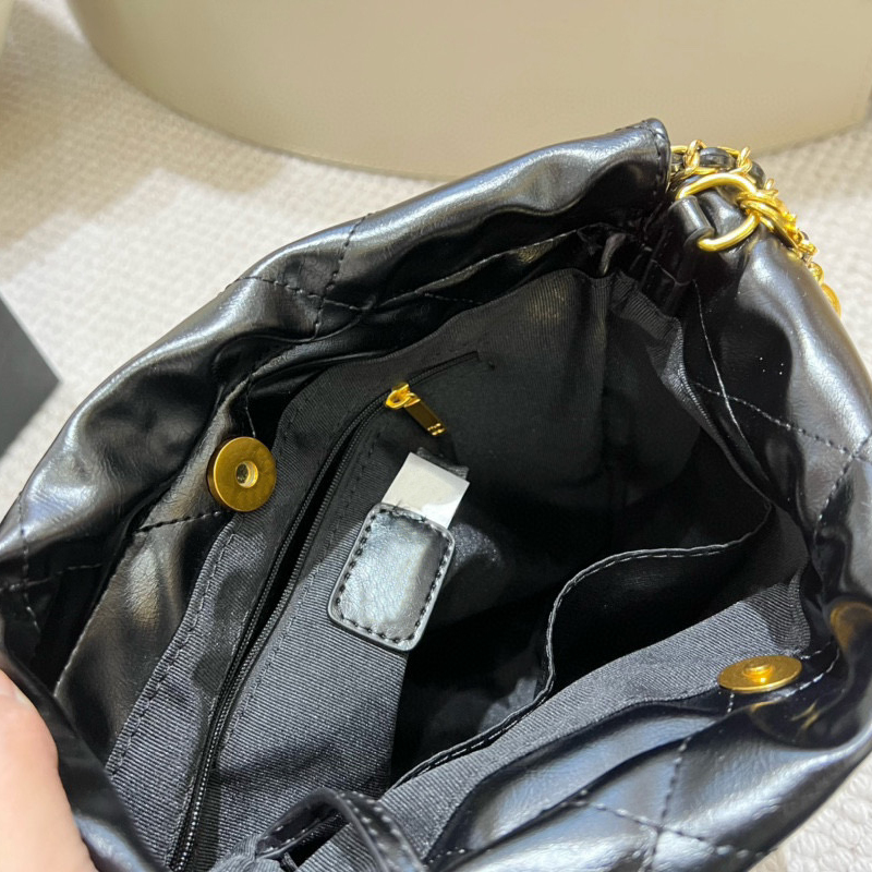 klasik mini alışveriş çantaları inci kayış zinciri sapı totes altın metal donanım matelasse crossbody omuz çantaları No31