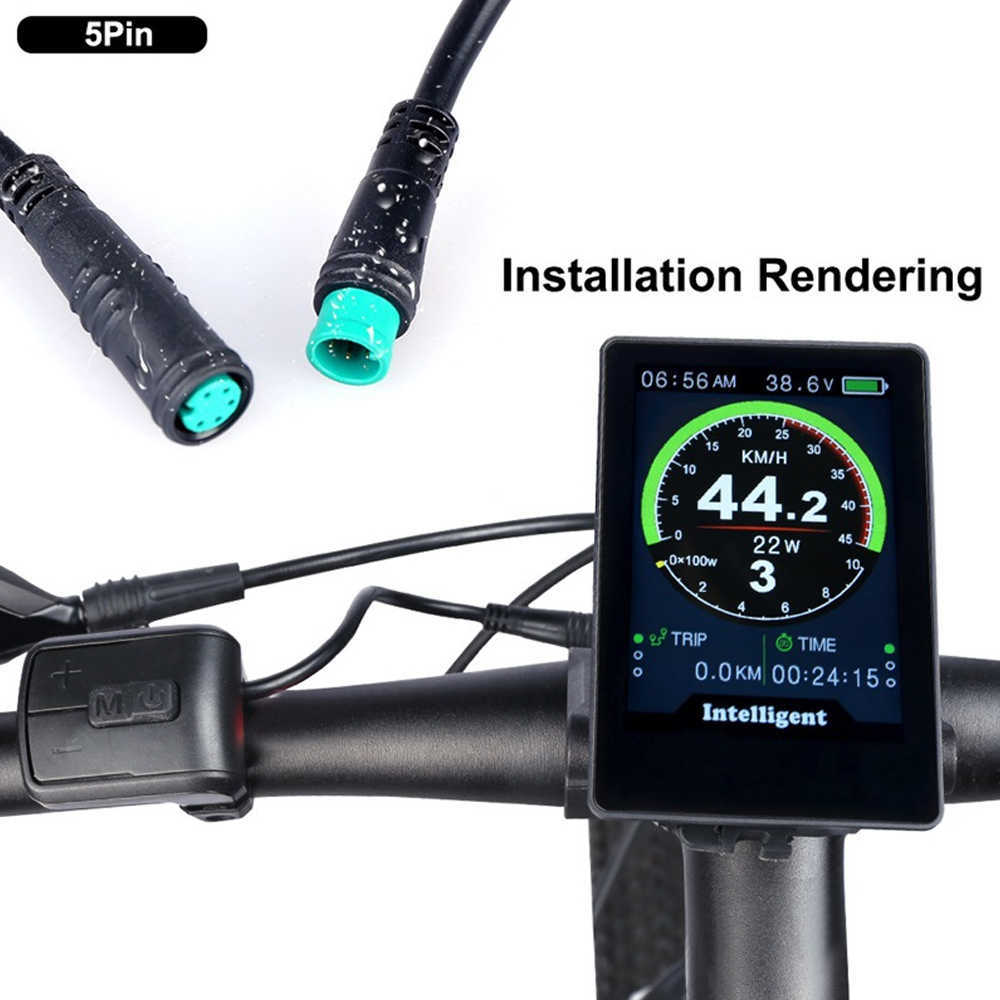 Pannello di controllo LCD a e-bici da 860c BAFang Display biciclette elettriche impermeabili motori Bafang BBS02B BBS01B BBSHD