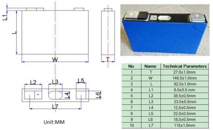 3,2 V 50AH LIFEPO4 Batterie 3C -Entladung für DIY 12V 24 V 100AH ​​Batteriepack für Motorszyklus Elektrofahrzeug UPS Netzt