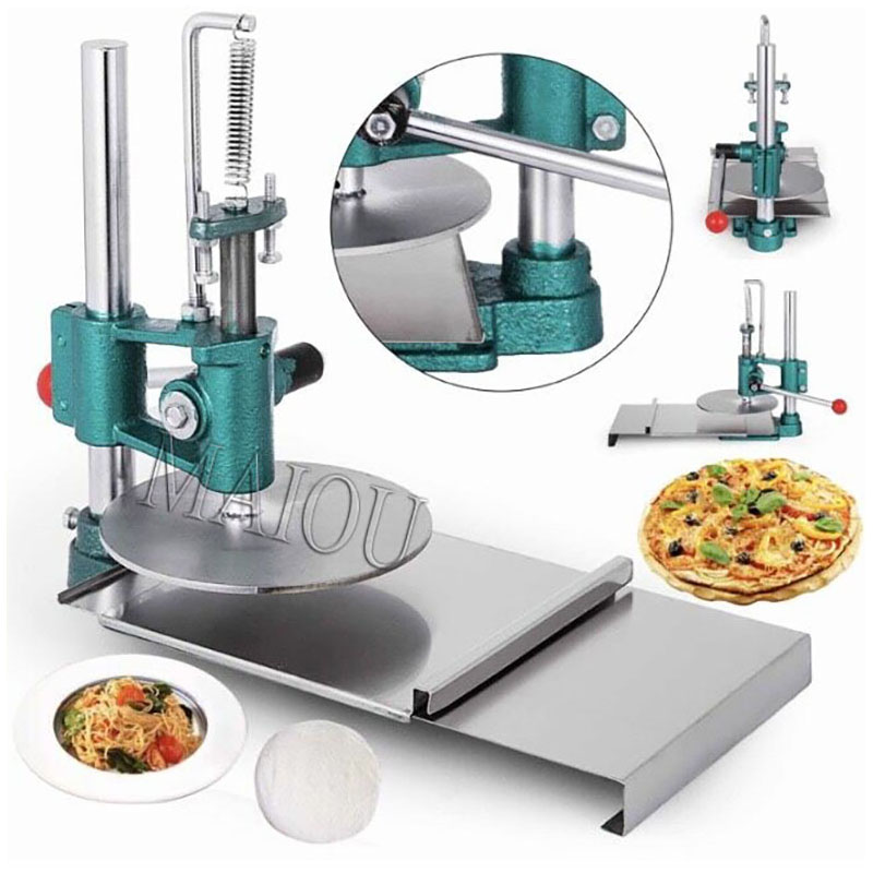 Pizza Dough Flattening Machine Manual Noodle Press Dough Roll Sheet Press Pizza Pastry Noodle Press