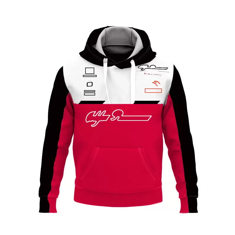 Felpa con cappuccio F1 2023 Nuova squadra di Formula 1 Felpe con cappuccio Fans da corsa Felpa con cappuccio Primavera Autunno Felpa con cappuccio oversize sport estremi da uomo