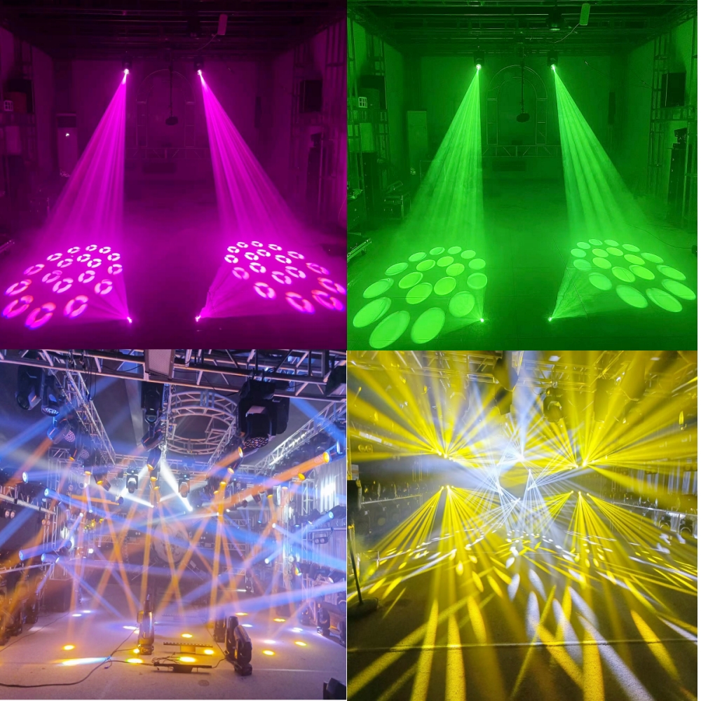 Mini LED Moving Head Light 150W Beam+Spot+ 18 Rotating Prisms Dj Dmx Stage Light Effect Light Disco Dj Bar