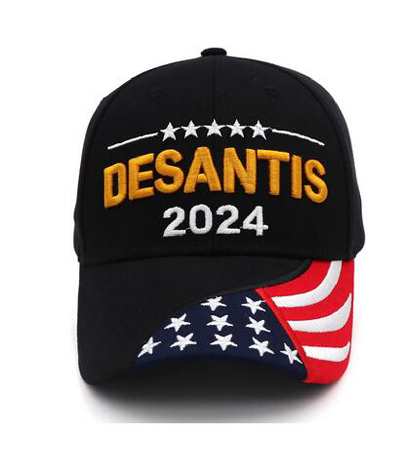 Başkan için Ron DeSantis 2024 Trucker Hat USA Flag Bahsini Harika Bir Boyut Cap Snapback Başkan 3d Nakış Basılı Kapaklar ABD'de