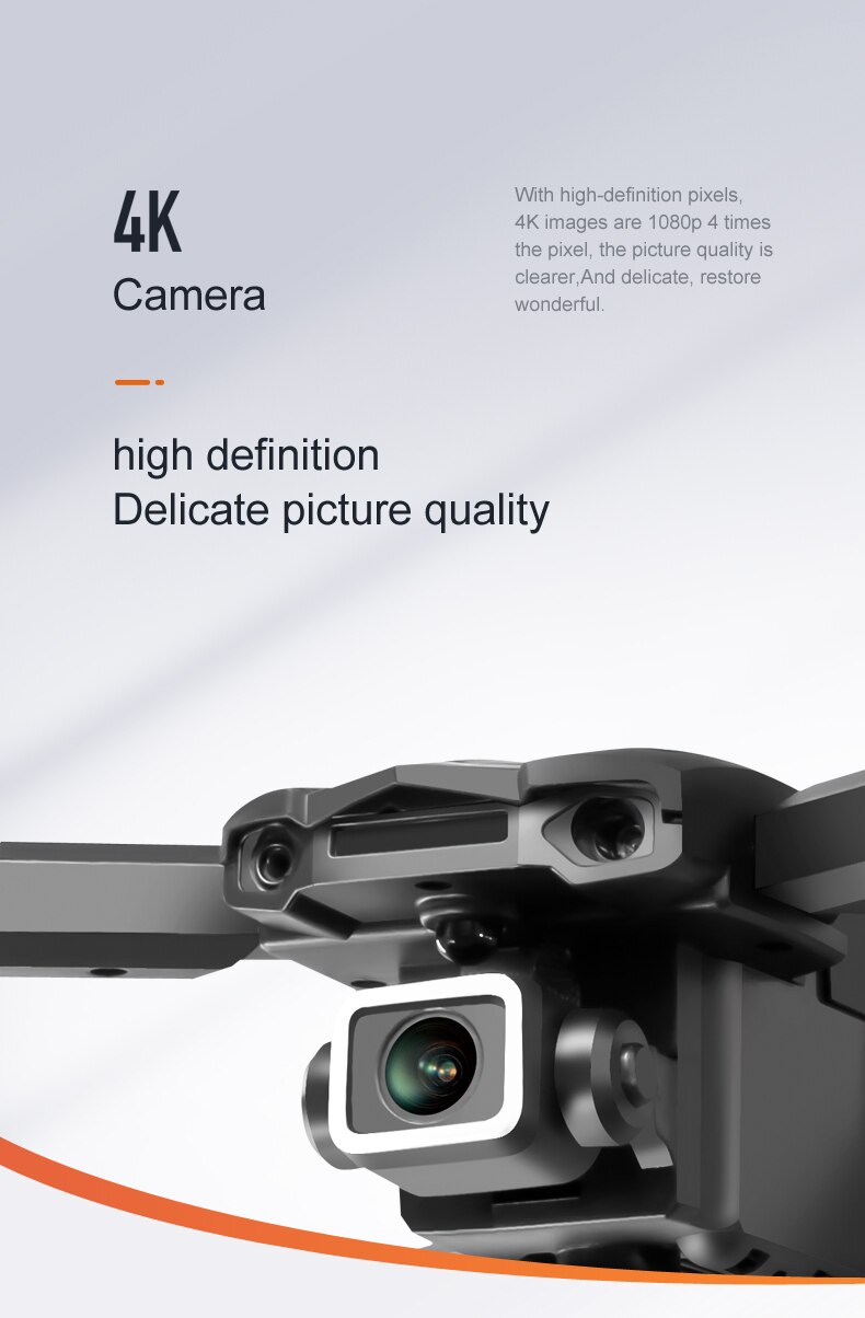 S128 Süper Mini Drone Kameralar 4K HD Profesyonel Dron Con Camara Prosumer Dronlar Kitleri Otomatik Returnthre Senthree Engel Hava Basınç Sabit Yükseklik Uçak Oyuncak