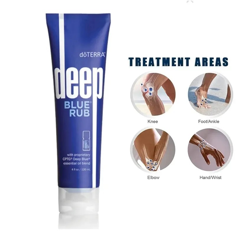 Fundament olejku eterycznego podkład ciała pielęgnacja skóry Deep Blue Rub kremowy krem ​​120 ml balsamów darmowa wysyłka dhl