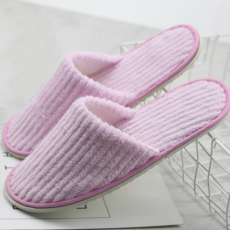 Slifori usa e getta Hotel Travel Travel Slipper Sanitary Home Ospite Usa uomini Donne Unisex Scarpe di punta chiusa Salon Homestay