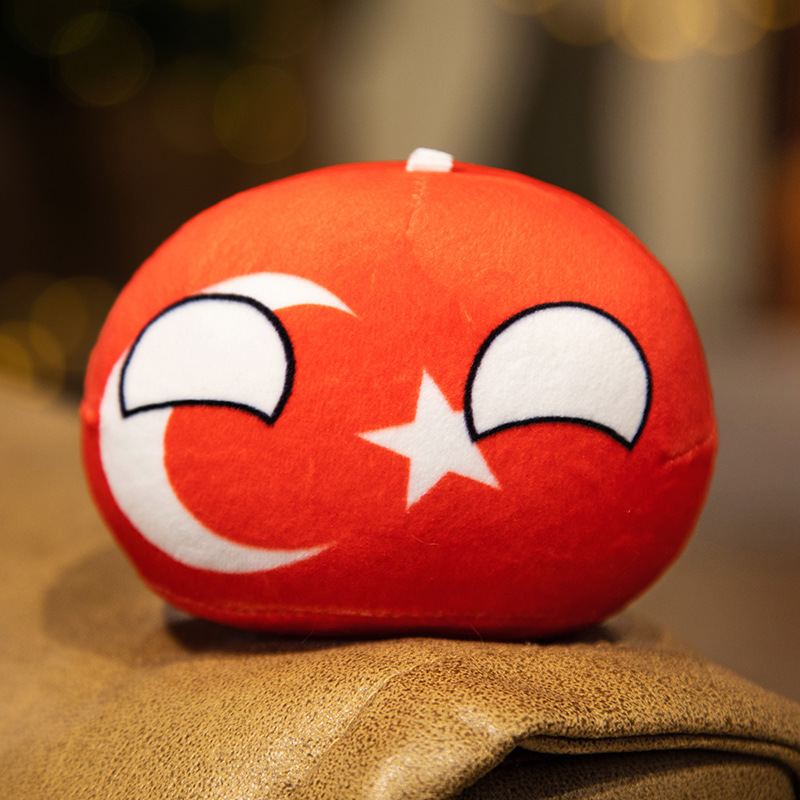 68 stijlen 10 cm Country Ball pluche speelgoed POLANDBALL PENDANT Country Balls Decor Countryball gevulde pop kerstcadeau voor kinderen