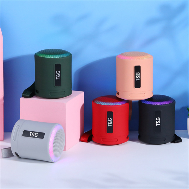 Tg373 Factory Direct Sales Portable Waterproof Speaker Outdoor Party Multi Color Stereo Wireless Speaker