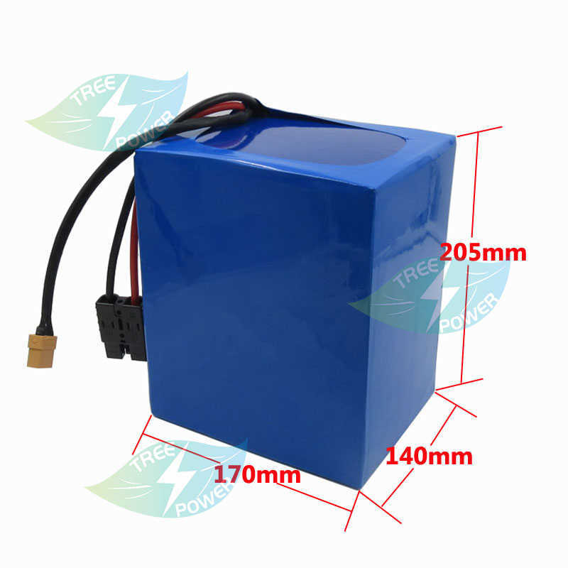 52 V 30AH Electric Bike EBIKE PACK 2000W 14S 51,8 V Lithium Batterie z ładowarką 50A BMS 58,8 V 5A