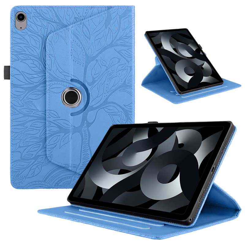 Lucky Tree PU lederen portemonnee kisten voor iPad Mini 5 4 3 2 1 Mini5 Mode Imprintbomen Flip Cover Card Slot Slot Schokbestendige Holder Tablet Bag Pouch