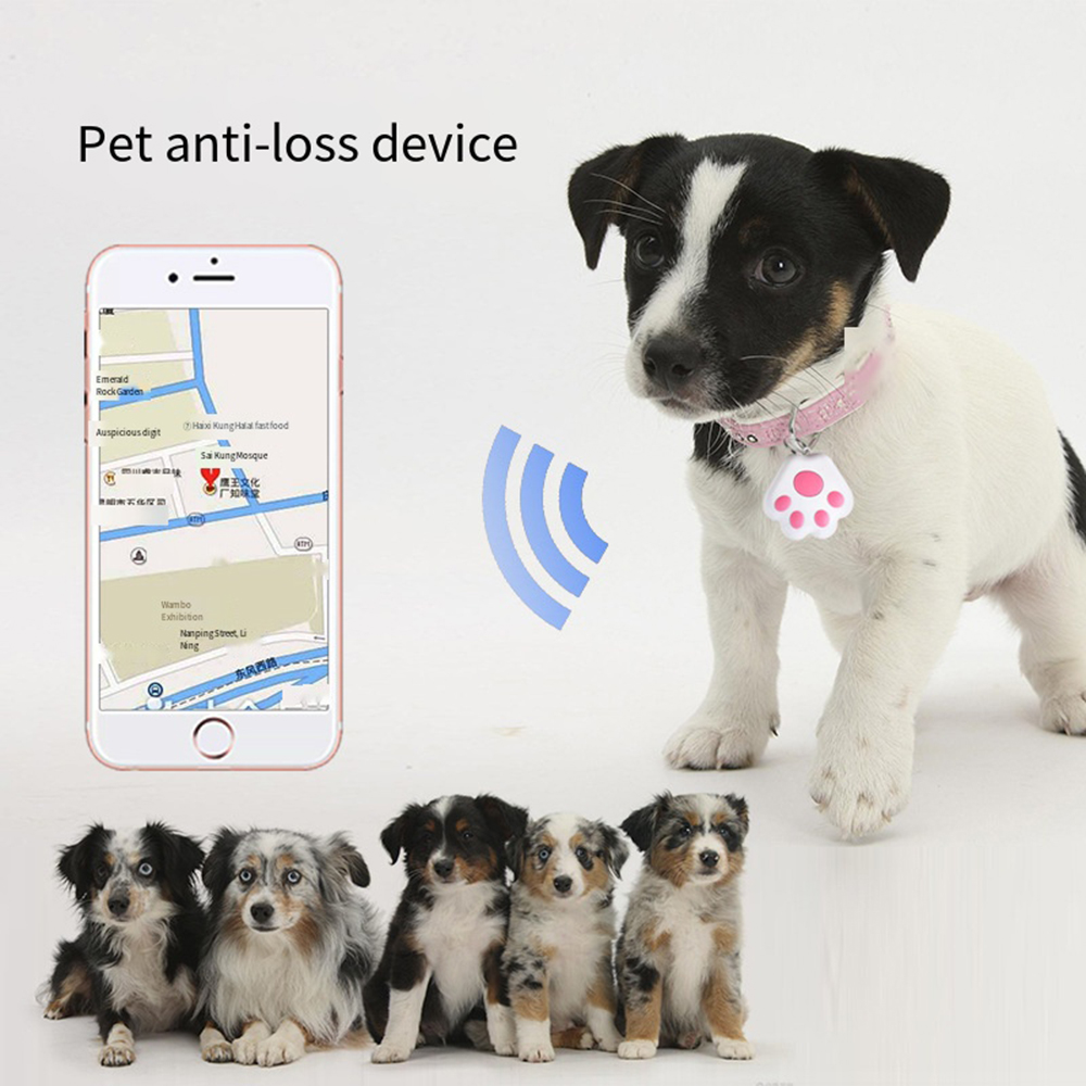 Mini GPS Tracker Bluetooth 5.0 Anti-Lost Device Pet Kids Bag Plånbokspårning för iOS/ Android Smart Finder Locator-tillbehör