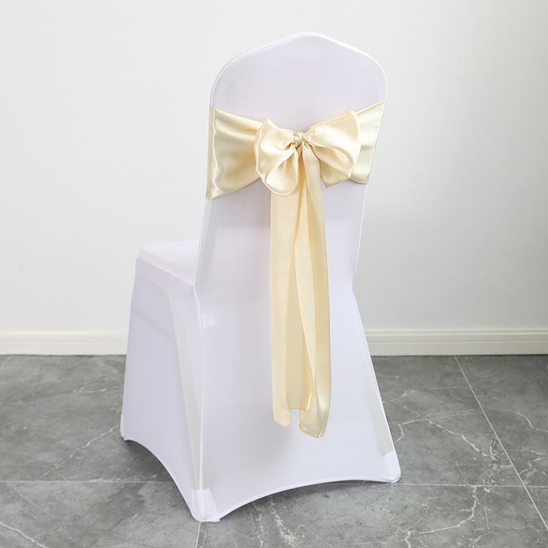 Stoel Sashes Knot Bands Wedding Chair Decoratie Stoel Bows For Party Banquet Event