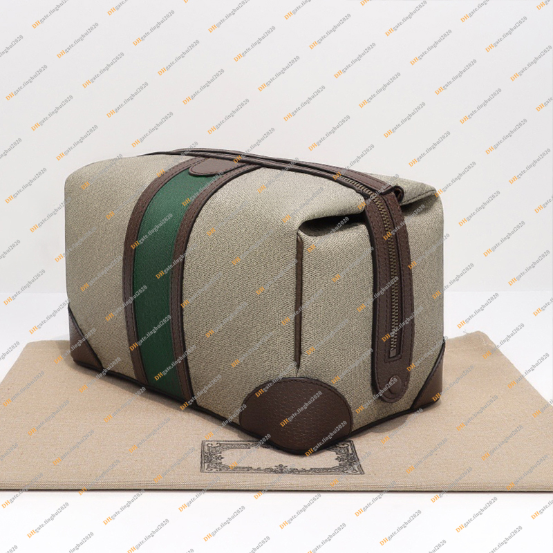 Unisex Fashion Casual Designe Luxury Ophidia Savoy Toiletry Case Cosmetic Bag Handbag Tote Shoulder Bag Crossbody TOP Mirror Quality 739391 739453 Pouch Purse