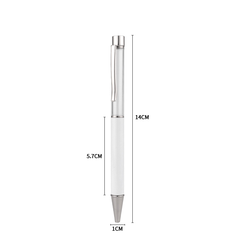 Sublimationsstifte, Stylus-Stift, blanko, Wärmeübertragungsstift, Sublimations-Kugelschreiber für Weihnachten, DIY, Büro, Schule, Schreibwaren Silber und Gold, leere Röhre