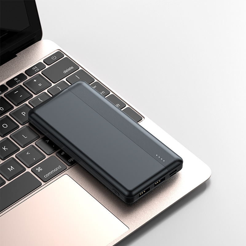 10000 MAH POWERBANK 2 USBポート出力充電ポータブル充電器iPhone Xiaomi MI用