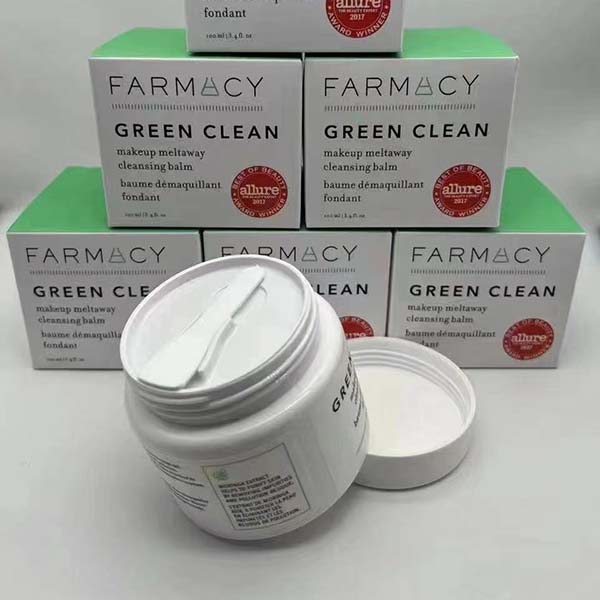 100 мл Farmacy Natural Средство для снятия макияжа Green Clean Makeup Meltaway Очищающий бальзам Бесплатная доставка