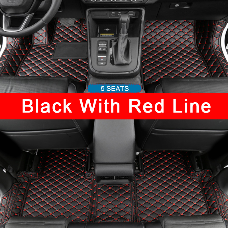3D Full Surround Car Floor Mat For Honda CRV 2023-2025 Liner Foot Pad Carpet PU Leather Waterproof Cover Auto Accessory