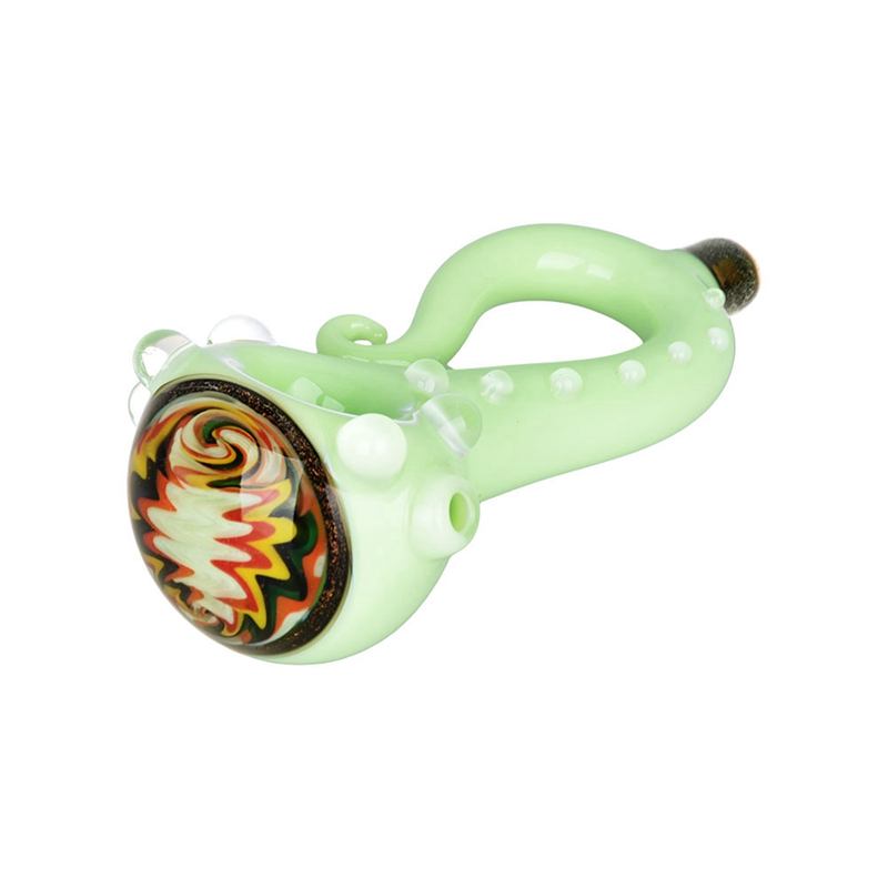 Красочный парик Wag wag octopus в стиле пирекса толстые стеклянные стеклянные трубы