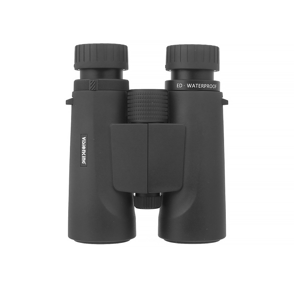 VisionKing 10x42 ed lente binocular poderoso poderoso Bak4 de longa distância Telescópio de equipamento de viagem de pássaros