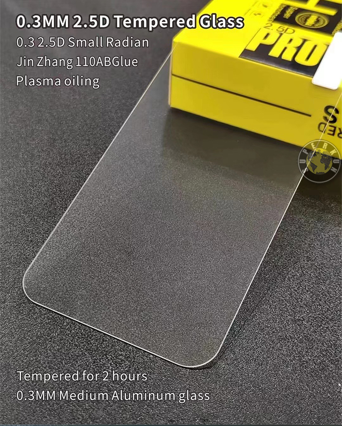 0.3mm 2.5D Tempered Glass Screen Protector For iPhone 15 14 13 12 11 PRO MAX 8 7 PLUS SE Samsung S23 A14 A24 A34 A54 A13 A23 A33 A53 A73 LG Moto Film With OPP Bag