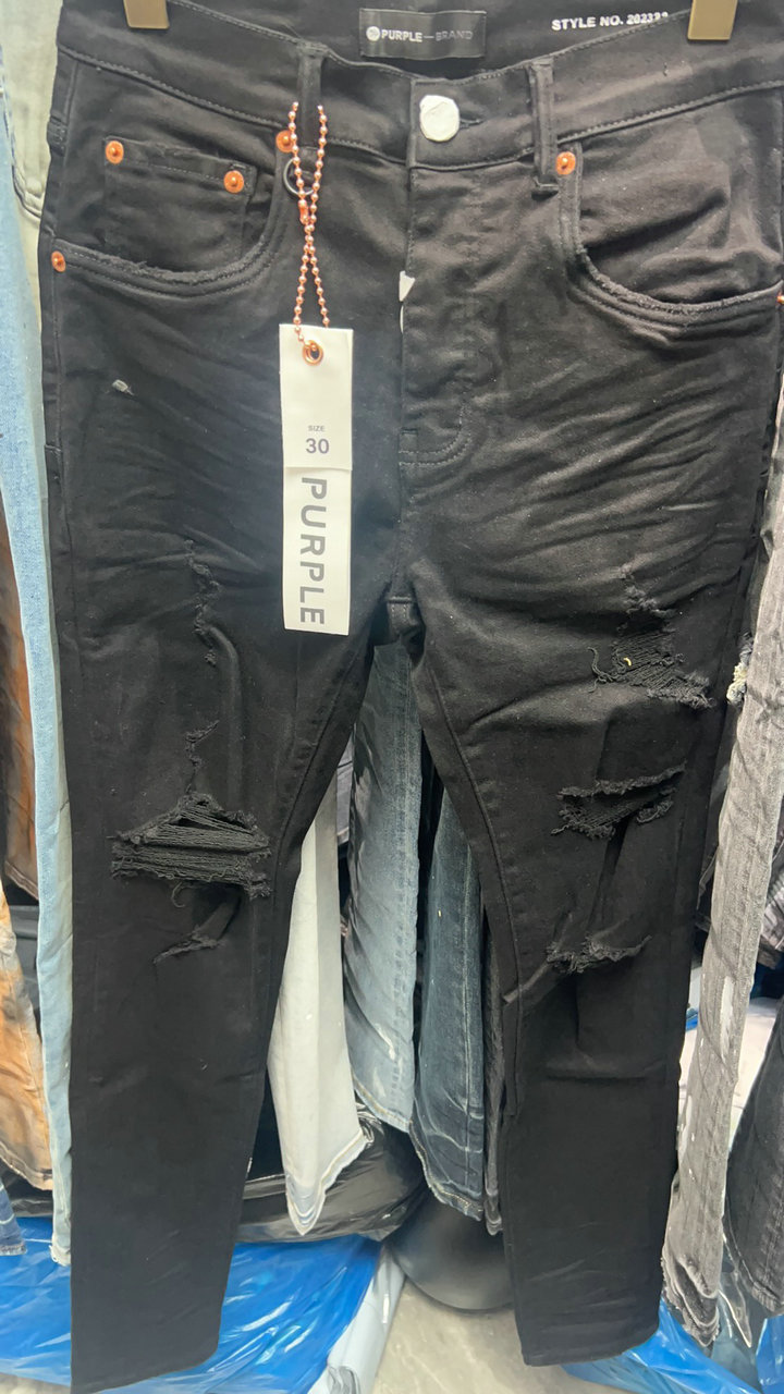Purn Jeans Jeans Black Cargo Pants Designer Jeans Skinny Skinny Wash Lave Reped Rock Rock Revival Joggers True Religiones Casual elástica Denim