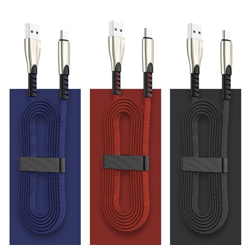 5A USB Type-C Fast Charging Data Sync Micro USB Cable For Iphone 12 13 Samsung S10 S9 S8 + S7 S6 edge Note 4 5 8 9 10 Pro Zinc Alloy Cable