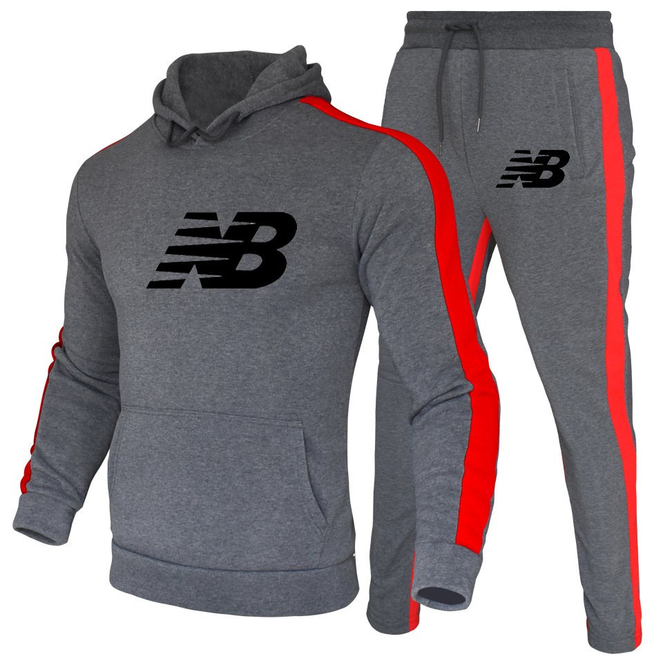 Tracksuit Set Two Piece Male Sports Wear Fashion Jogging Suit Autumn Winter Man Outfits Gym Cloth