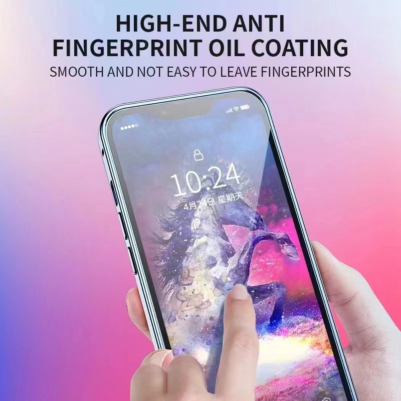 21H Tempered Glass Screen Protector Full Cover Film Guard Shield Protective For IPhone 15 Pro Max 14 Samsung Galaxy S21 FE A21S A14 A24 A34 A54 A13 A33 A53 A73 A03 Core