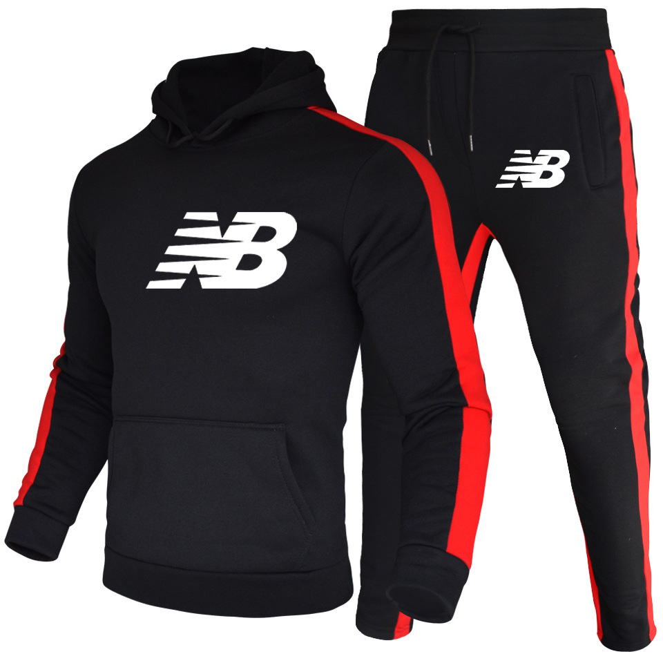 Tracksuit Set Two Piece Male Sports Wear Fashion Jogging Suit Autumn Winter Man Outfits Gym Cloth