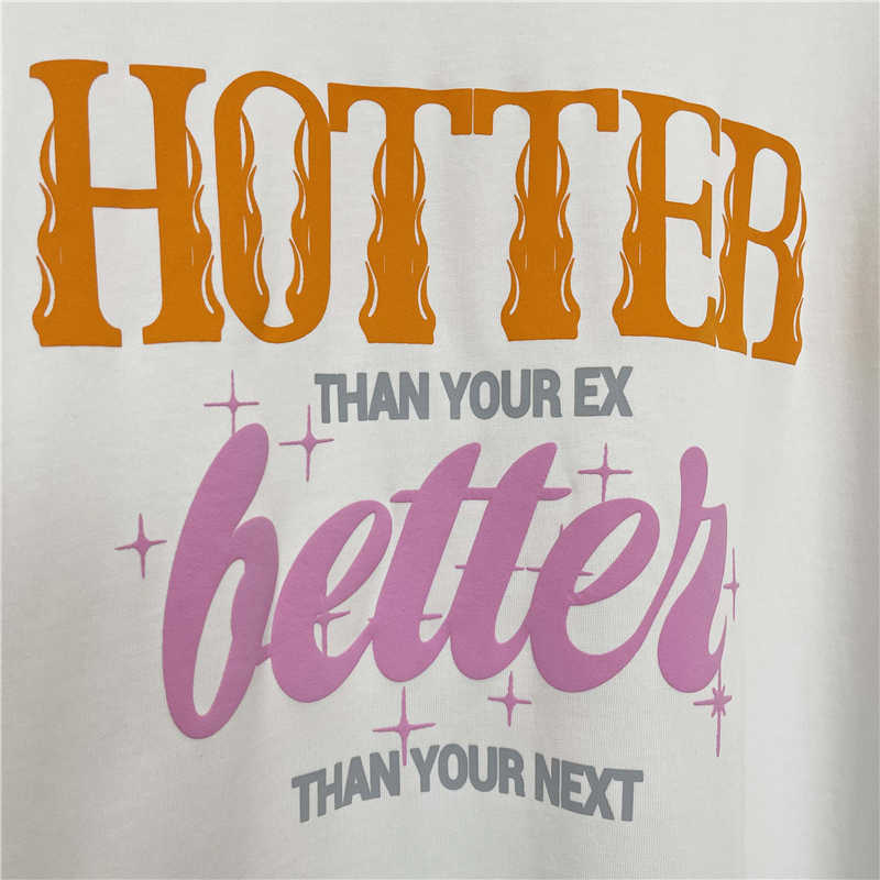 T-shirts pour hommes Bonne qualité Flame Foam Vetements Mode Chemises Hommes 1 1 Multicolore HOTTER Vetements T-shirt femme Oversize Tops Manches courtes