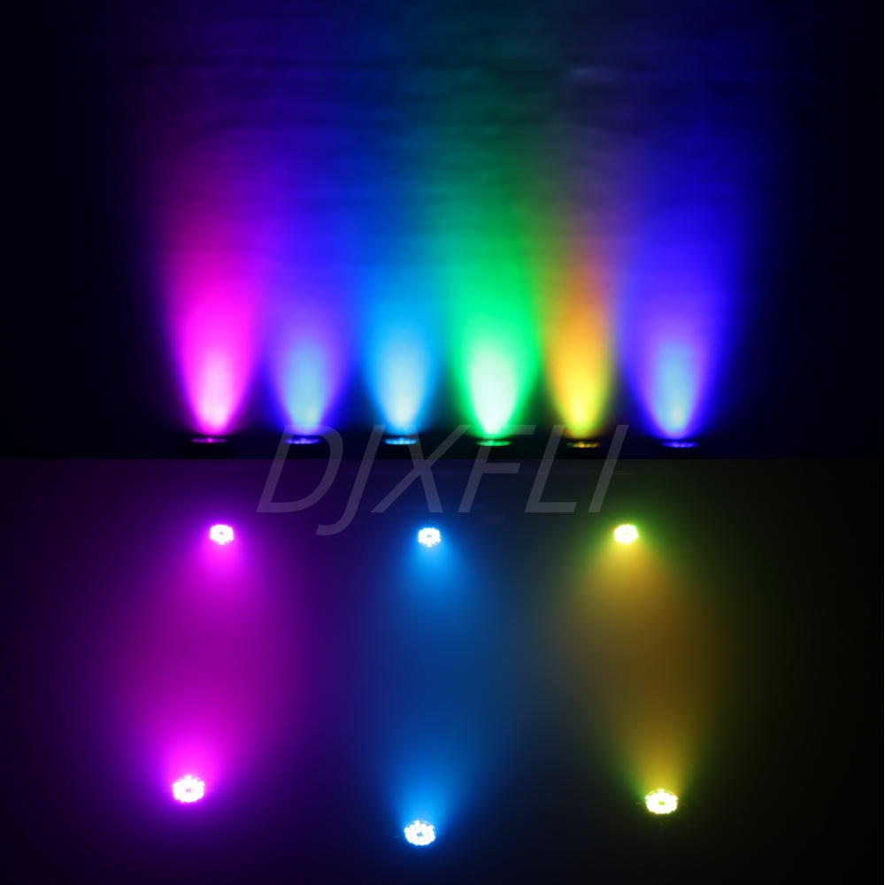 アルミニウムIP65防水LEDパーライト18x18W RGBWA UV 6IN1 DMX512コントロールプロフェッショナルステージDJ機器ディスコアウトドアウォッシュ