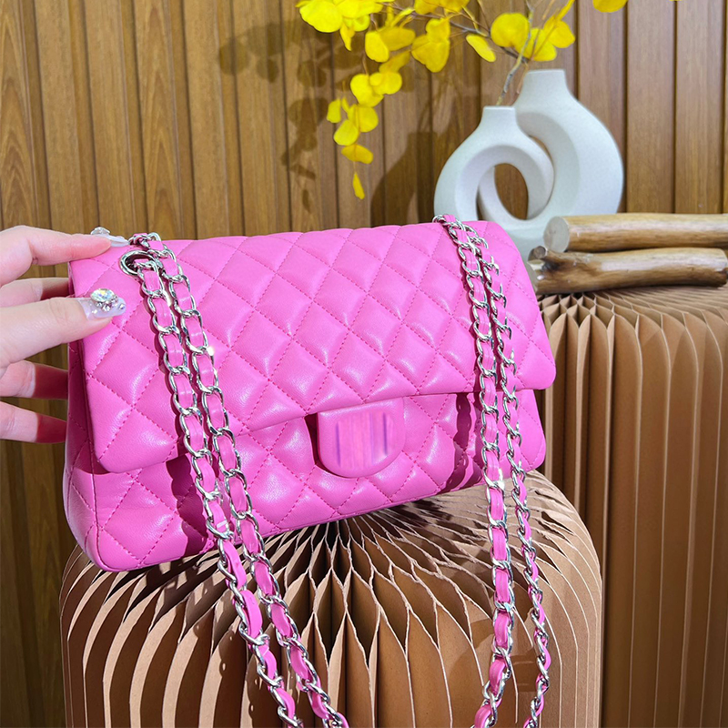 Сумка для плеча на плечо классическая женская дизайнерская сумка овчарная сумочка с бриллиантовой решеткой