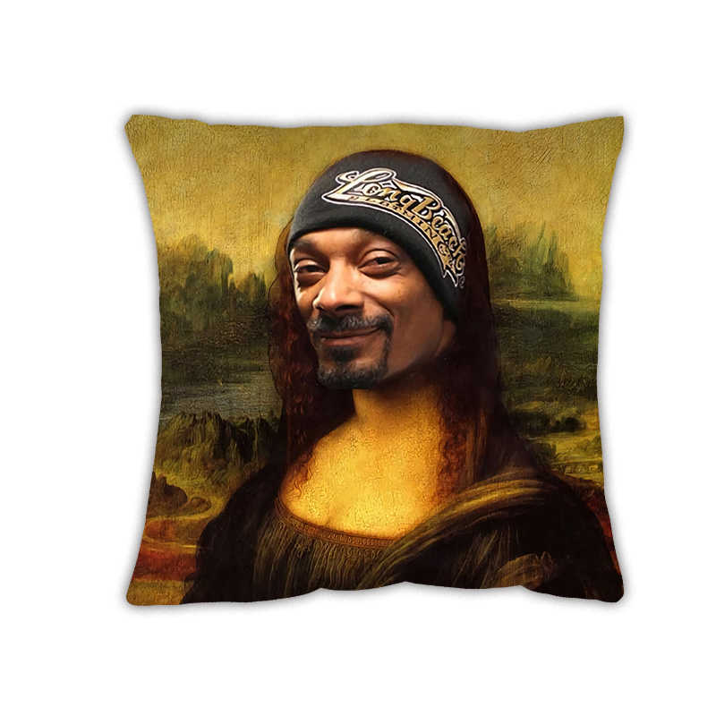 Kudde fall 45x45cm Jesus Hip Hop Hanging Cushion Cover Rapper Case Bedroom Living Room Soffa Car Home Personality Decor Case HKD230817