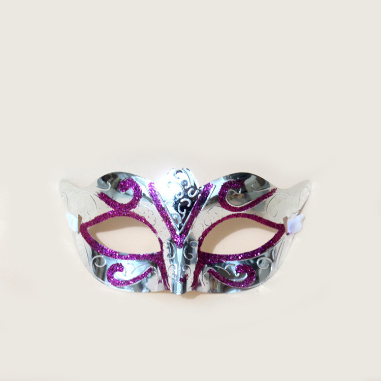 Masque de fête avec masque à paillettes dorés Venetian Unisexe Sparkle Masquerade Venetian Mask Mardi Gras Masques Masquerade Halloween