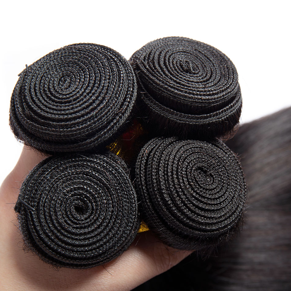 30 Pouce Droite Bundles de Cheveux Humains 12A Péruvien Cheveux Weave Bundles Remy Extensions de Cheveux pour les Femmes Noires Tissage Cheveux Humain