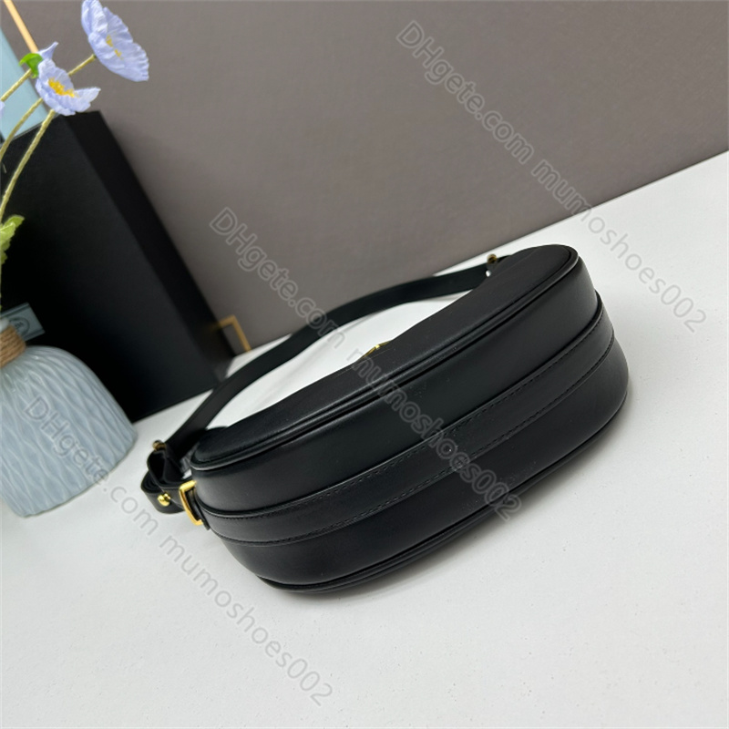 7A High quality Arque leather shoulder bag designers Underarm Crescent pouch Woman Handbag Triangle Hardware Cross body bags clutch totes hobo wallet wholesale