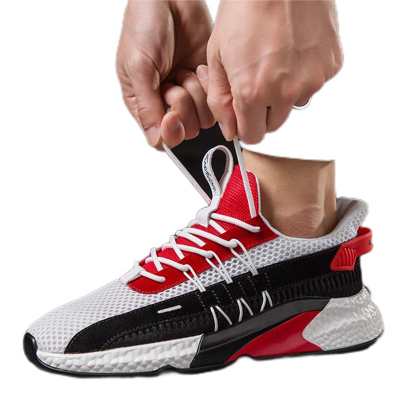 Walking Fashion Designer Mens Autumn New Personlig College Style Fashion Trend Casual Shoes Mens Mesh Sports Running Shoes Running Shoes For Men Basketball